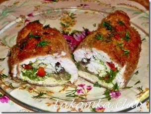 куриные грудки фаршированные грибами и сыром