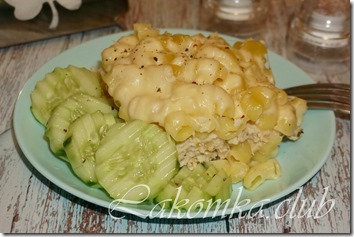 запеканка с макаронами и куриным фаршем