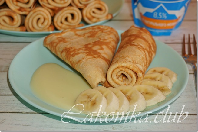блины на кокосовом молоке с яйцами