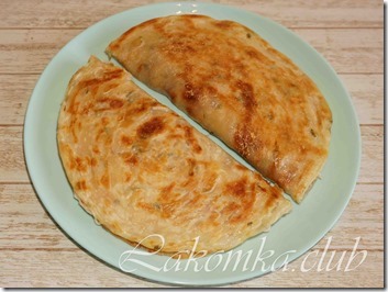 лепешка Роти с крабовыми палочками (3)