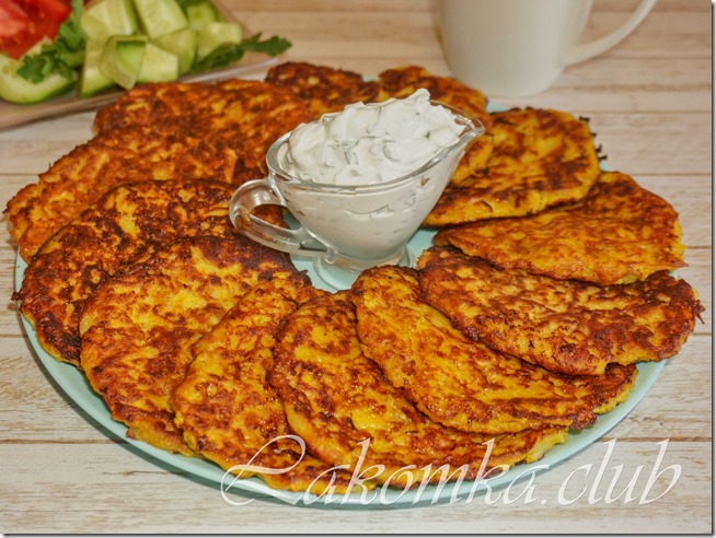 драники из тыквы и картофеля